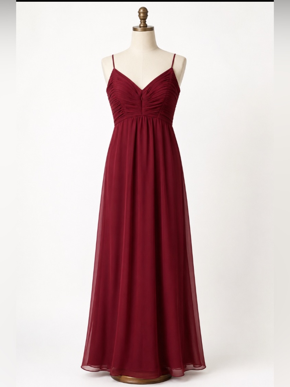 Gorgeous Weddington Way Cabernet/Burgundy wine Chiffon Dress